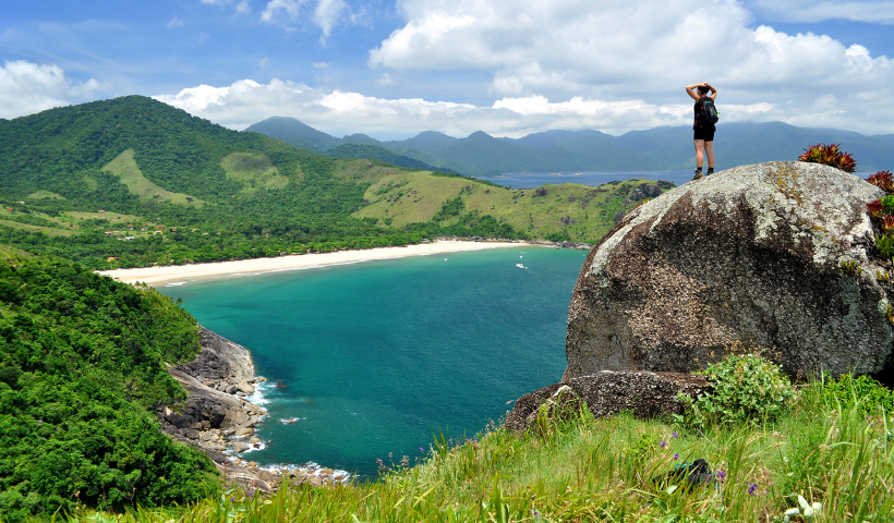 Já quase chegando na Praia do Bonete, o incrível visual do Mirante do Saquinho