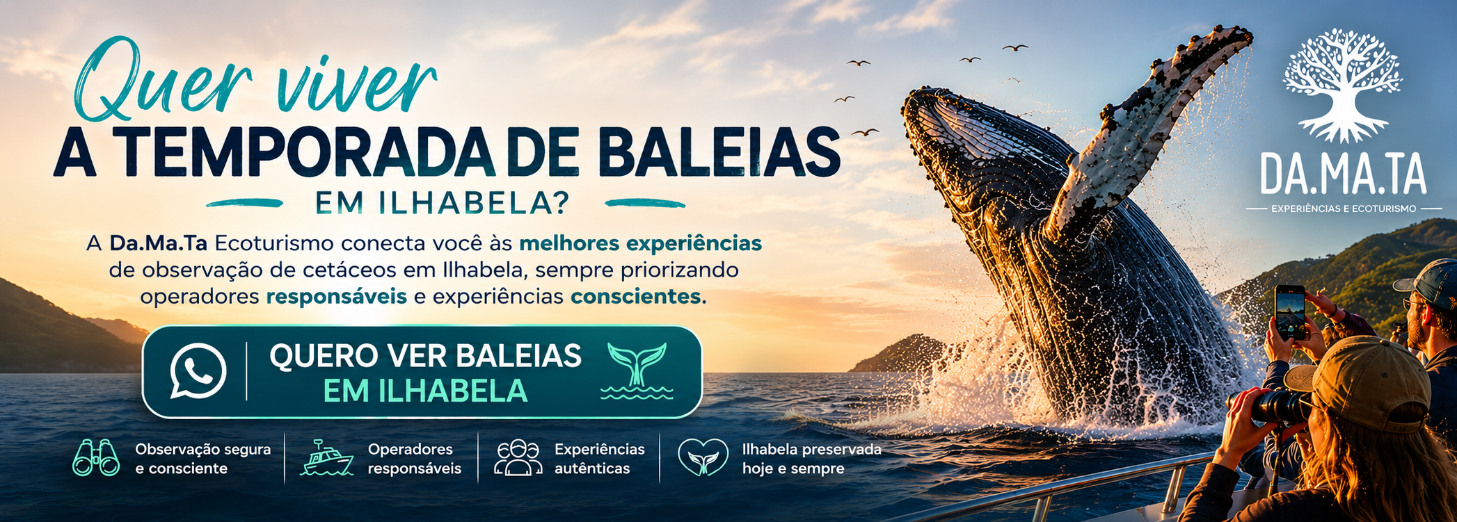 Temporada de Baleias Ilhabela – Observação de Baleias