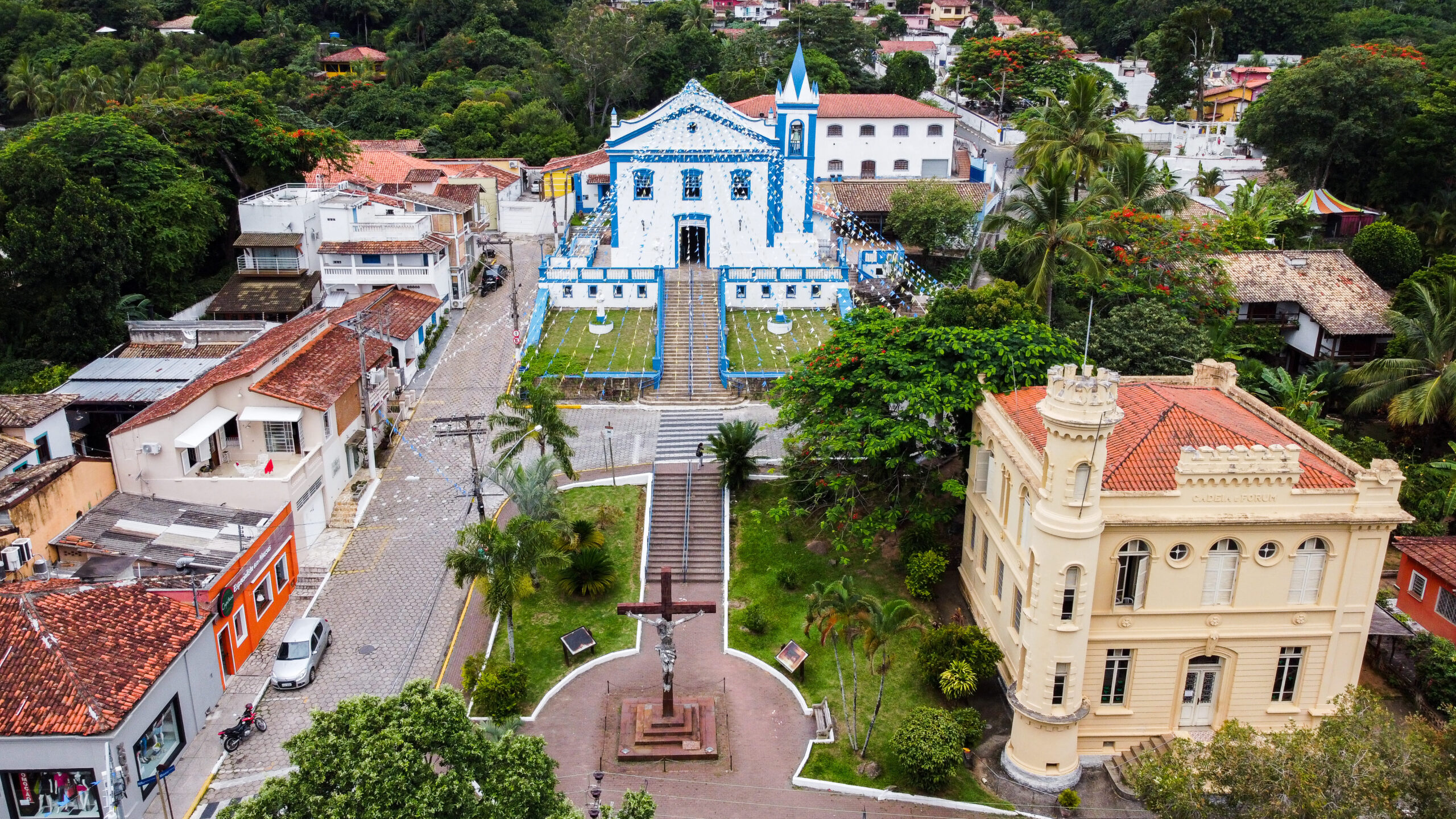 Vila, o Centro Histórico de Ilhabela